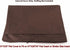 Dogbed4less 1 Pack Internal Duvet Case Waterproof Zipper Dog Bed Cover for Extra Large 47"x29"X4" Memory Foam Pad Pet Bed - 51"X33" FLAT...