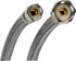 Fluidmaster B1F48 Faucet Connector, Braided Stainless Steel - 3/8 Female Compression Thread x 1/2 F.I.P. Thread, 4 Ft. (48-Inch) Length...