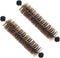 JEHONN 2 Packs Carpet Floor Sweeper Replacement Horsehair Brush, Non Electric Quite Rug Roller Brush Refill for Cleaning Pet Hair, Loose Debris, L...
