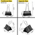 Extra Large Binder Clips 2.4 Inch Length for Office (8 Pcs)...