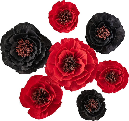 Artificial Paper Flower Decorations for Wall Backdrop Wedding, Giant Paper Flowers, Handcrafted Flowers for Birthday Baby Shower Bridal Shower Nur...