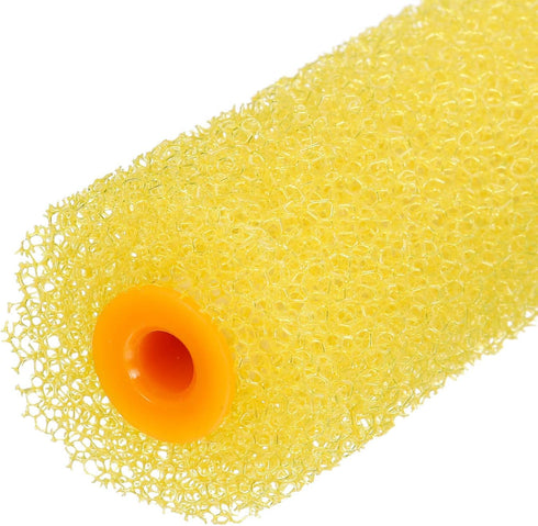 uxcell Paint Roller Cover 4 Inch Medium Texture Sponge Brush for Household Wall Painting Treatment 3Pcs...