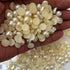 450PCS Flat Backed Pearls for Crafts, 12mm Ivory Half Round Pearls Gems Beads for Crafts Jewlery, Loose Pearl Beads Gem for Shoes, Cup, Wedding, D...