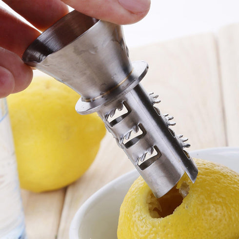 Best Utensils Stainless Steel Manual Lemon Juicer Squeezer Reamer 18/8 Stainless Steel Hand Held Citrus Juicer and Lemon Pourer (2)...