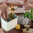 Utensil Holder Cutlery Drainer Sink Caddy, Chopsticks Holder Spoon Chopsticks Fork Drain Rack Basket Storage Holder Organizer Compartment Box (Gre...