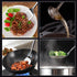 5 PCS Cooking Utensils Set Stainless Steel Kitchen Utensils Gadgets Resistant Cooking Tools Includes Slotted Spoon, Slotted Spatula, Large Spoon, ...