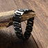 Urban Jewelry Mens Link Bracelet, Stylish Solid Tungsten Bracelet for Men (8.3 Inches, Matte Black, Shiny Black and Silver Option)...