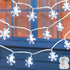 Brightown Ourdoor Snowflakes String Lights, 50 LED 26 Ft Snowflake Christmas Lights, 8 Lighting Modes, Battery Operated, Waterproof Shatterproof F...