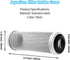 Stainless Steel Aquarium Filter Intake Cover, 16mm Shrimp Filter Guard Metal Fish Tank Filter Intake Strainer, Mesh Tube Filter Net Cover Aquarium...