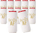 Forty AF Can Coolers, Set of 12-40th Birthday Favors and Party Decorations for Men and Women...