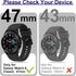 12+4 Pack Case for Samsung Galaxy Watch 6 Classic 47mm with Tempered Glass Screen Protector, Waterproof Hard PC Scratch Resistant Protective Cover...