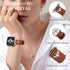 JR.DM Slim Leather-Bands Compatible with Apple Watch Band 38mm 40mm 41mm 42mm 44mm 45mm 49mm, Top Genuine Leather Band with Charms, Feminine Desig...