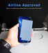 TNTOR Portable Charger, 5000mAh Ultra Slim Power Bank with Built in Lightning Cable Compatible with iPhone 14/13/12/11/X/8/7 Series Blue......