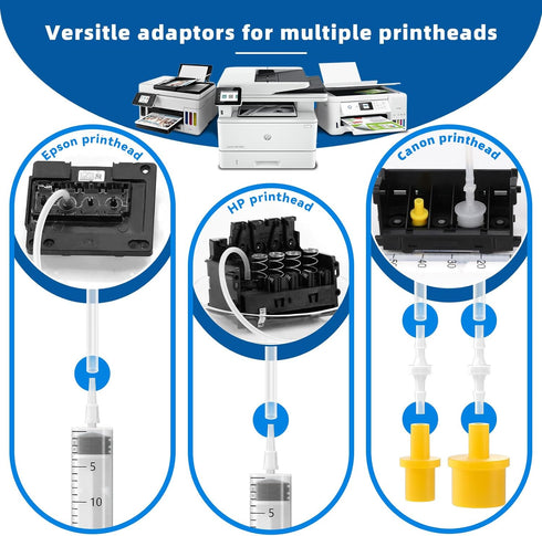 Printhead Cleaning Kit, 150ml Best Printer Cleaning Kit for Epson Printer Nozzle Cleaning, Print Head Cleaning Kit for HP Printer Head, Printer Cl...