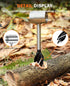 Bushcraft Hand Auger Wrench, Heavy-Duty Scotch Eye Wood Auger, Hand Auger Wood Drill, Manual Hole Maker Multitool with Leather Case for Camping, O...