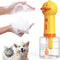 Electric Dog Shampoo Dispenser Dog Shampoo Sprayer Duck Shampoo Foamer for Pet, Foaming Soap Dispenser for Bathtub, Kitchen Sink Cleaning...