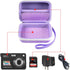 Carrying & Protective Case for Digital Camera, AbergBest 21 Mega Pixels 2.7" LCD Rechargeable HD/Kodak Pixpro/Canon PowerShot ELPH 180/190 / Sony ...