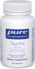 Pure Encapsulations Taurine 500 mg | Amino Acid Supplement for Liver, Eye Health, Antioxidants, Heart, Brain, and Muscles* | 60 Capsules...