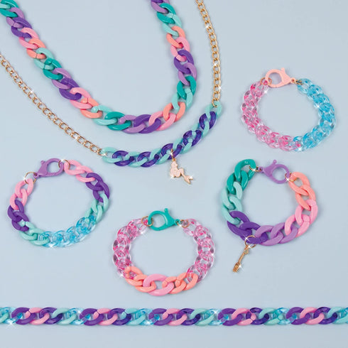 Make It Real Disney Princess Ariel’s Whozits & Whatzits DIY Necklace & Bracelet Kit - Jewelry Making Set for Girls 8+...