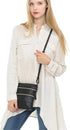 Solene Multi Zipper Pocket Crossbody Bag with Strap, Lightweight Travel bag, Daily Cell Phone Purses Messenger bag...