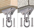 Heavy Duty Swing Hanger Hook, 360° Swivel Swing Hook with 4 Screws for Porch Yoga Seat Hammock Sandbag Indoor Outdoor Stainless Steel Swivel Hook ...