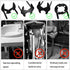 Basin Wrench, 7 Sizes Sink Wrench Set Universal Under Sink Plumbers Wrench, Multifunctional Sink Wrench Universal Under Sink Plumbers Wrench, Fauc...
