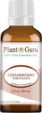 Cedarwood (Virginia) Essential Oil 1 oz / 30 ml 100% Pure Undiluted Therapeutic Grade for Skin, Body and Hair Growth. Great for Aromatherapy Diffu...