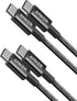 Anker USB C to USB C Cable (3.3ft 100W, 2Pack), USB 2.0 Type C Charger Fast Charging for iPhone 15/15Pro/15Plus/15ProMax, MacBook Pro 2020, iPad P...