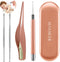 4 Pack Ear Pick with Light, Ear Cleaner Ear Wax Removal Tool Kit for Kids and Adults, Ear Picks Digger & Tweezers & Spiral Spring Ear Spoon Set wi...