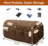 Armchair Caddy, Waterproof Sofa Armrest Organizer, Non Slip Recliner Organizer, Remote Holder for Recline, Recliner Caddy with 14 Pockets Storage ...