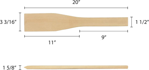 Excellant Thunder Group WDTHMP020 Mixing Paddle 20" L Wood...
