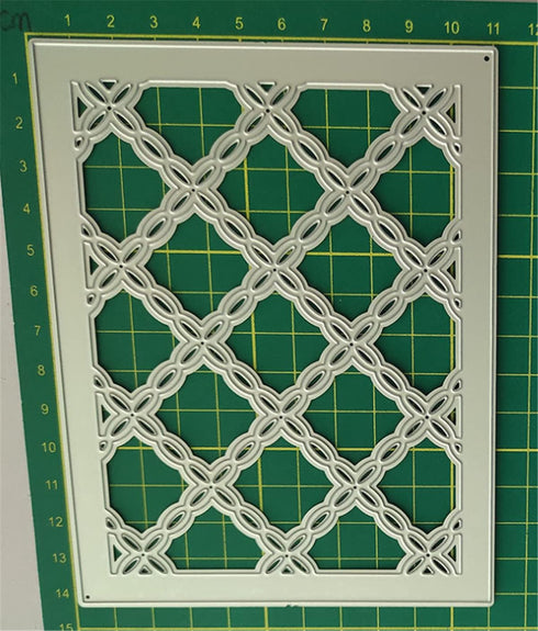 Cutting Dies 3D Background Frame Metal Stencils Scrapbooking Tools DIY Craft Carbon Steel Embossing Template for Paper Card Making Album Arts Supp...