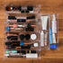 Backerysupply Clear Plastic Drawer Organizer Tray for Vanity Cabinet (12”×3”×2”?Set of 8),Storage Tray for Makeup, Kitchen Utensils, Jewelries, an...