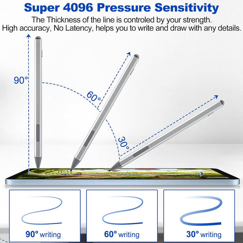 Surface Pen Stylus for Microsoft Surface, Surface Pro 11 Pen Stylus for Surface Pro 11/10/9/8/X/7/7 plus/6/5/4/3, Surface Book/Laptop/Go/Studio, S...