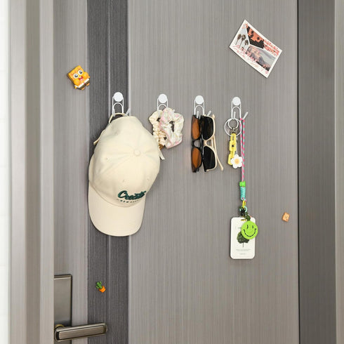 Magnetic Hooks Heavy Duty Magnets Hooks for Refrigerator Grill Toolbox Outdoor,Cruise Essentials Camper Accessories,8pack(White,0.9in-2 15Lbs)...