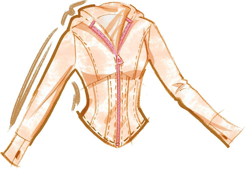 McCall's Misses' Knit Corset Style Jacket Sewing Pattern Kit, Design Code M8365, Sizes 4-6-8-10-12...