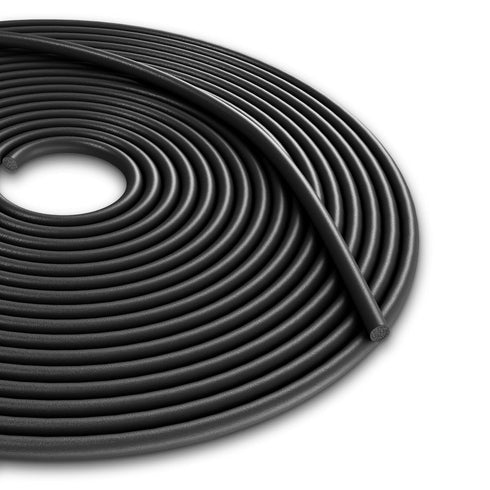 10FT Backer Rod 1/4 Inch Diameter Foam Caulk Concrete Expansion Joint Filler Black Rubber Caulk Saver Weather Stripping Concrete Filler Rope for G...
