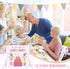 Tudomro 2 Pieces It's My Birthday Chair Cover Birthday Seat Cover for Office Chair Kids Chair Cover with Ribbons Cupcake Chair Back Covers for Cla...