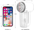 iRUNTEK Rechargeable Fabric Shaver, Electric Commercial Lint Remover with LED Display & Big Trash Box, 3-Speeds for Removing Fuzz and Pill from Cl...