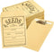 150 Pcs Seed Envelopes, Resealable Seed Packets Envelope Self Adhesive Sealing Seed Saving Envelopes Small Brown Paper Seed Storage Envelopes 3.1x...