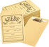 150 Pcs Seed Envelopes, Resealable Seed Packets Envelope Self Adhesive Sealing Seed Saving Envelopes Small Brown Paper Seed Storage Envelopes 3.1x...