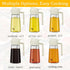 Oil Dispenser Sprayer Bottle for Kitchen, 2 In 1 Olive Oil Dispenser Bottle for Cooking, 16oz/470ml Glass Oil Bottle, Oil Sprayer for Cooking, Kit...