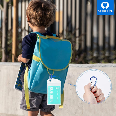 Sukeen Mini Cooling Towel(31 "x9),Kids Cooling Towel,Ice Towel,Soft Breathable Chilly Towel,Microfiber Towel for Boys and Girls Shool,Sport,Runnin...