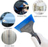 Heavy Duty Car Windshield Squeegee Rubber Shower Squeegee Water Blade Ice Scraper Rubber Squeegee Glass Wiper with Non-Slip Handle for Bathroom Cl...