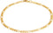 Barzel 18K Gold Plated Figaro Anklet For Women 4.5MM, 10 Inches - Made In Brazil...