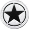 Antrix Tactical AR Star Embroidered Emblem Patch Hook & Loop USA Star Patch for Backpack Hat Jacket Jeans Uniform - Dia 3.15"...