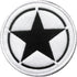 Antrix Tactical AR Star Embroidered Emblem Patch Hook & Loop USA Star Patch for Backpack Hat Jacket Jeans Uniform - Dia 3.15"...