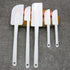 Baking Spatula Set of 5, Non-stick Rubber Plastic Scraper Spatulas Cream Scraping for Cake Cream Mixing Cooking Gadget, BPA Free, Dishwasher Safe,...