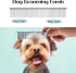 Professional Dog Grooming Scissors Set, 5 in 1 Dog Grooming Scissors Kit, Curved Dog Scissors Pet Thinning Shears, Pet Grooming Supplies, Blue...