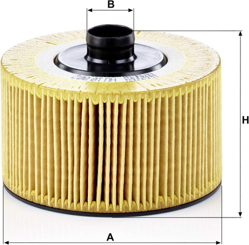 MANN-FILTER HU 10 002 Z Oil Filter - Cartridge...